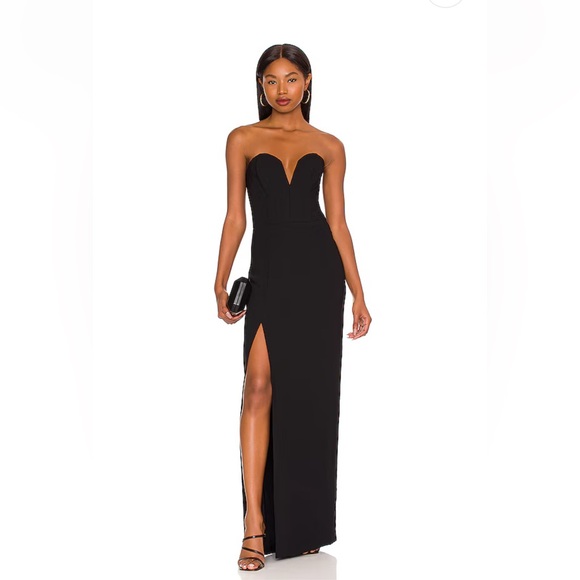 Amanda Uprichard Dresses & Skirts - REVOLVE Amanda Uprichard Cherri Gown in Black Size Medium